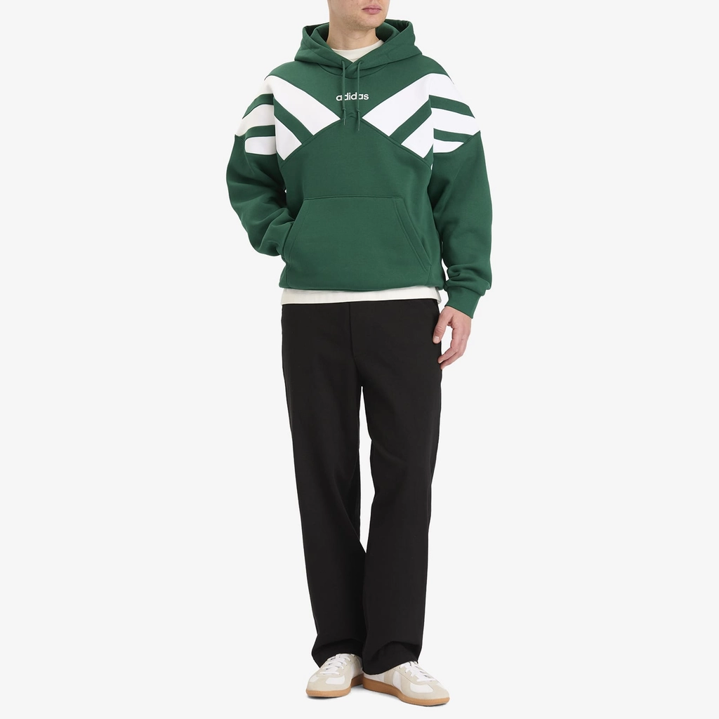 Adidas Originals Men's Hooded Sweatshirt Collegiate Green